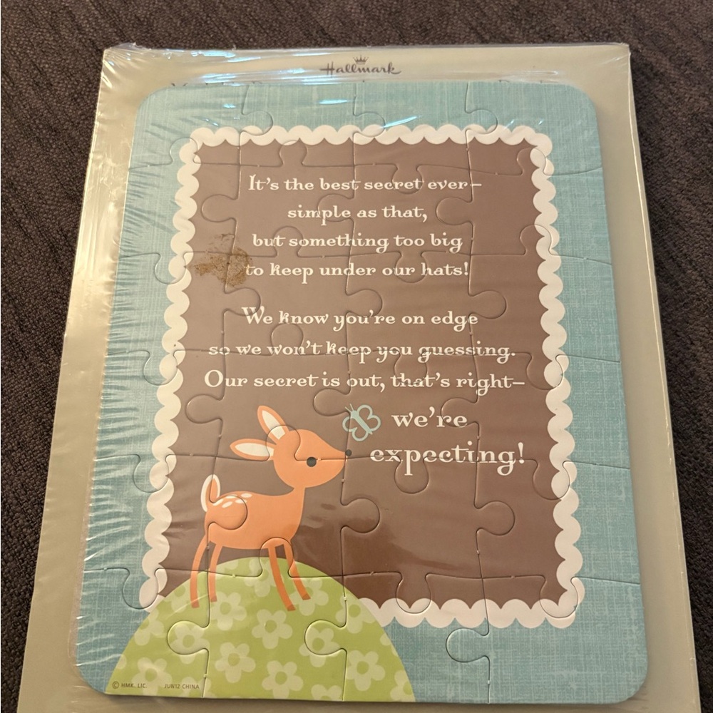 Hallmark - brand new puzzle (pregnancy announcement)